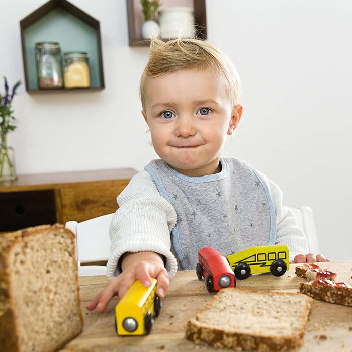 Baby Lätzchen Weihnachtsmotiv - Wasserdicht Mit Tasche Für Babys 6-24 Monate