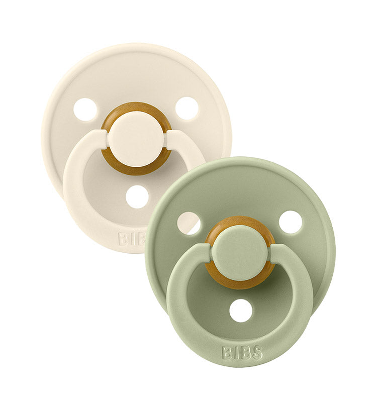 Schnuller 2er Set - Ivory / Sage