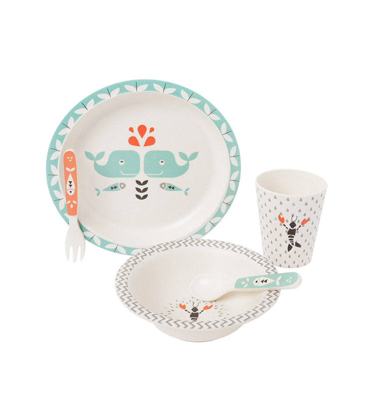 Bambus Dinner Set || Wal & Hummer