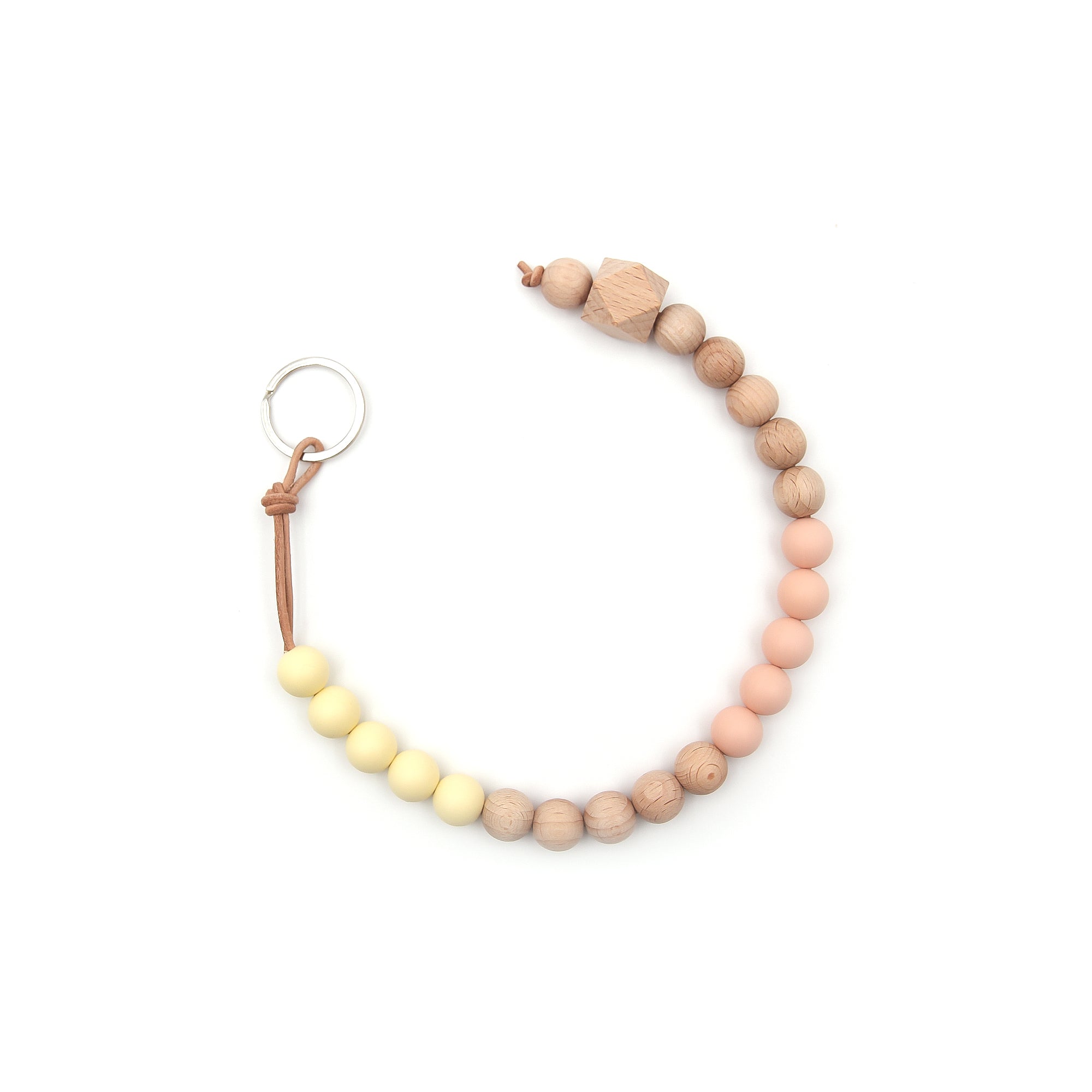 Rake chain - two colors | yellow peach