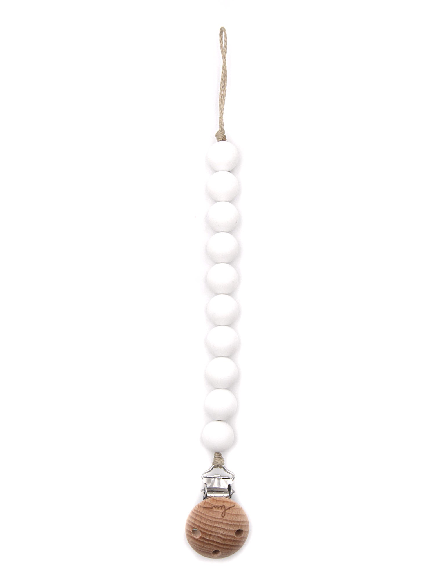 Schnullerkette - Soho white