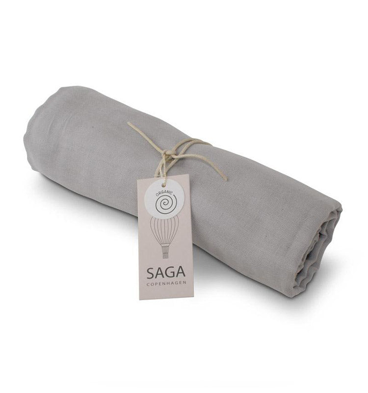 Swaddle Mulltuch XL - Silver Grey