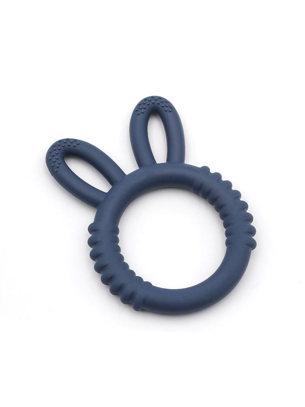 Silicone Teether || Bunny blue
