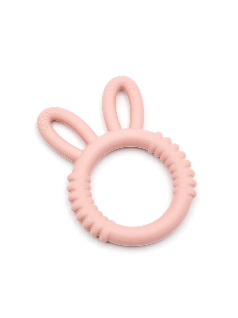 Silicone Teether || Bunny pink