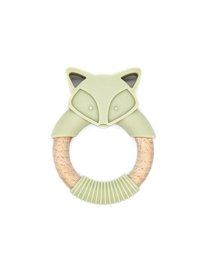 Teething Ring Gripper || Fux Set of 2 Army Green - Grey